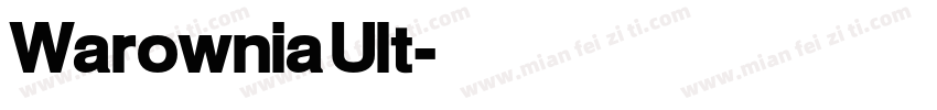 Warownia Ult字体转换